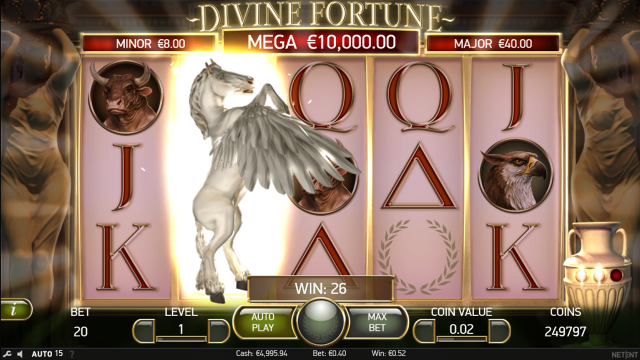 Характеристики слота Divine Fortune 1